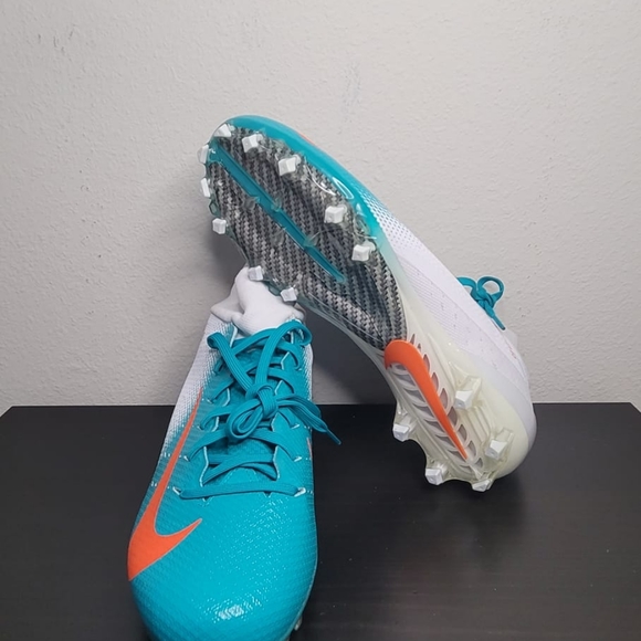 Nike Vapor Untouchable Pro 3 Football Cleat NEW Miami Dolphin AO3021-103 main image 4